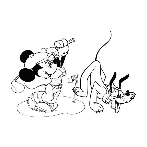 Mickey Mouse and Pluto