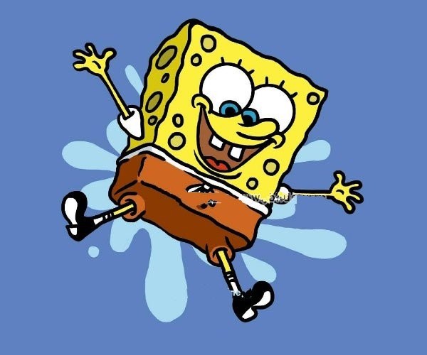 Nine steps to draw a beautiful Spongebob Squarepants