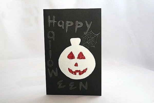 How to make Halloween handmade greeting cards