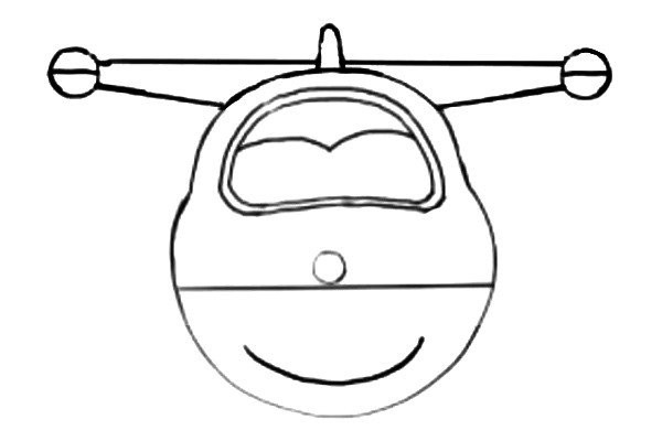 How to draw Super Wings Ledi