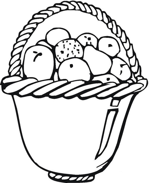 How to draw a basket of apples