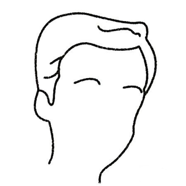 A complete collection of simple drawings of dads avatar and the steps to draw them