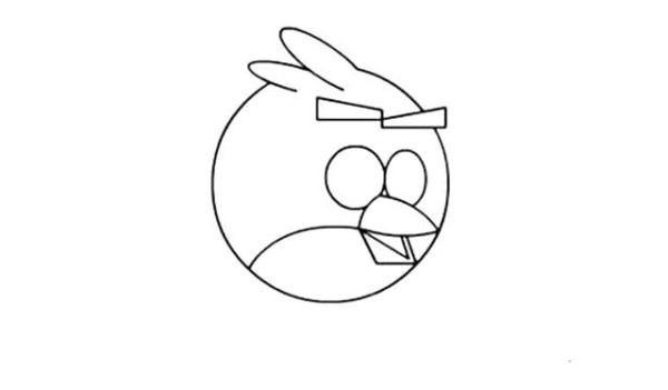 How to draw angry birds