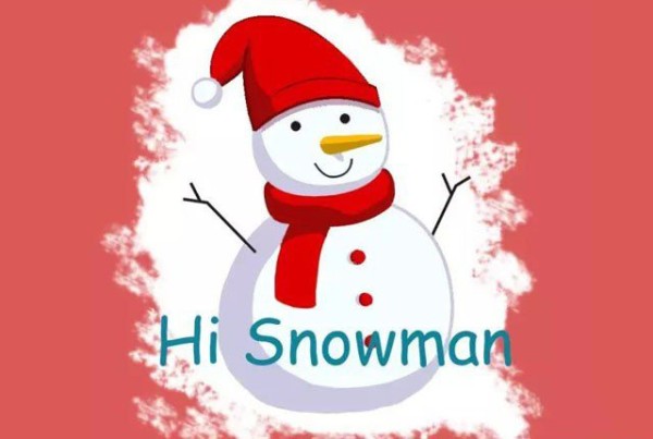 Step by step tutorial on how to draw a snowman