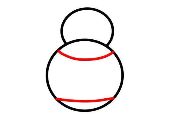 How to draw a snowman