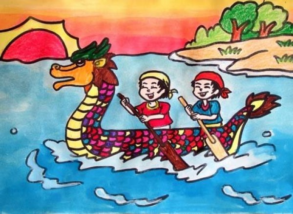 Boating during Dragon Boat Festival