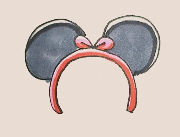 Simple drawing of hairband