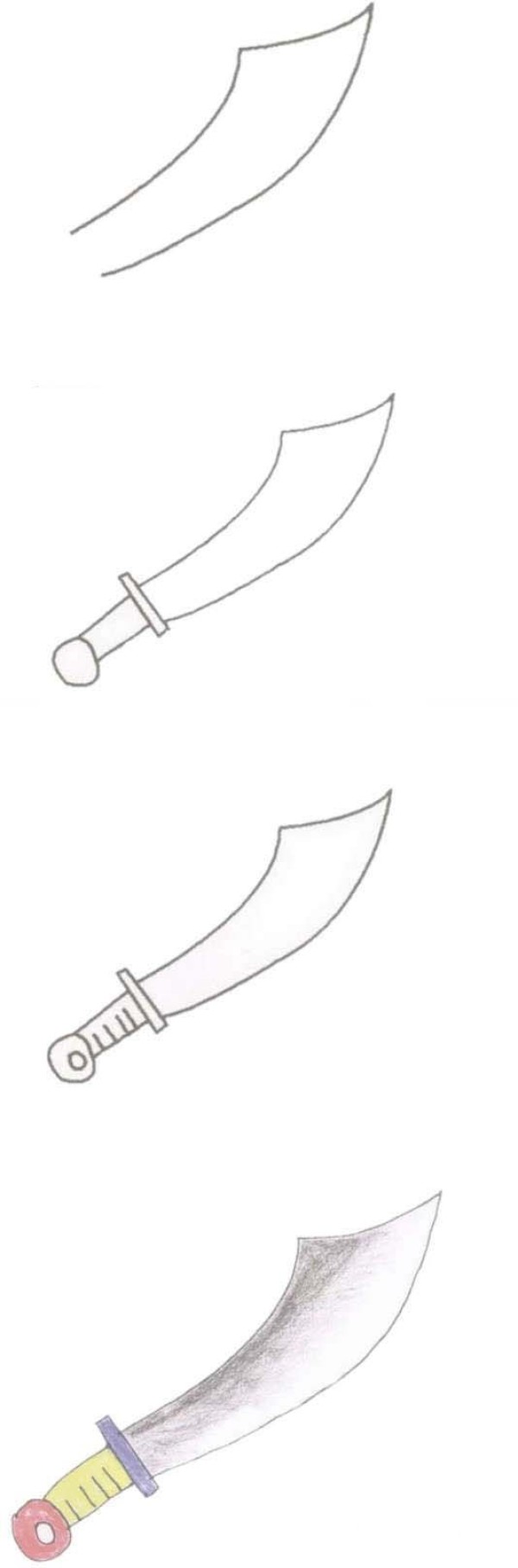 How to draw a sharp sword