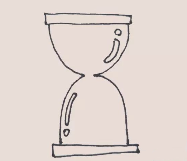 Hourglass simple drawing