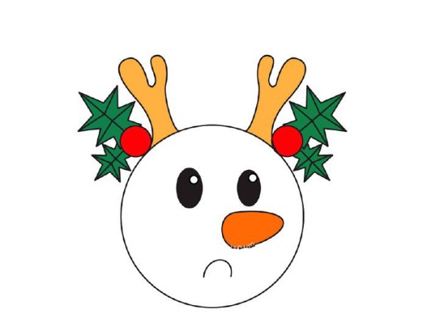 9 cute simple drawings of snowman avatars