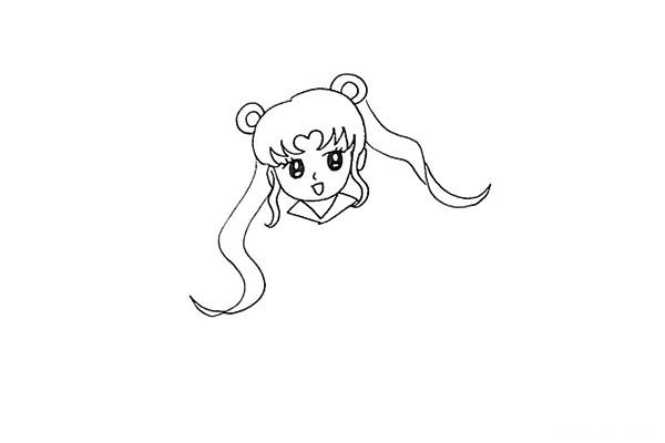 How to draw Sailor Moon