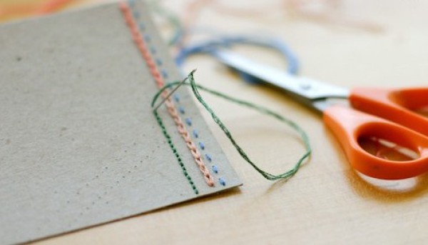 How to make a New Years greeting card? The most creative embroidery greeting card production!