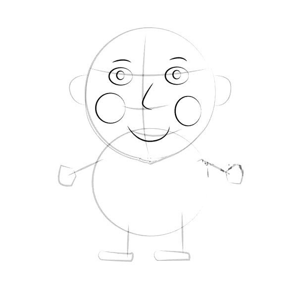 Peppa Pig: Little Boy Bertrams Simple Drawing