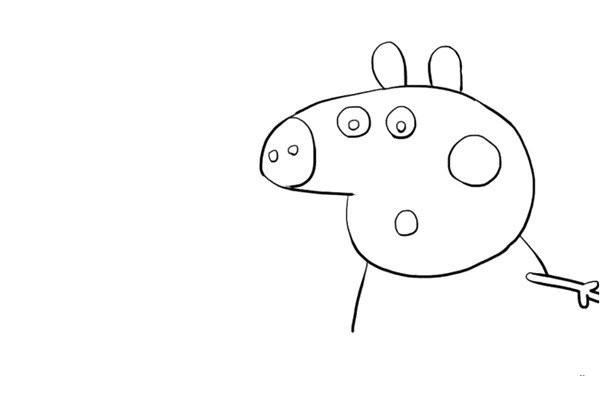 How to draw Peppa Pig and her brother George