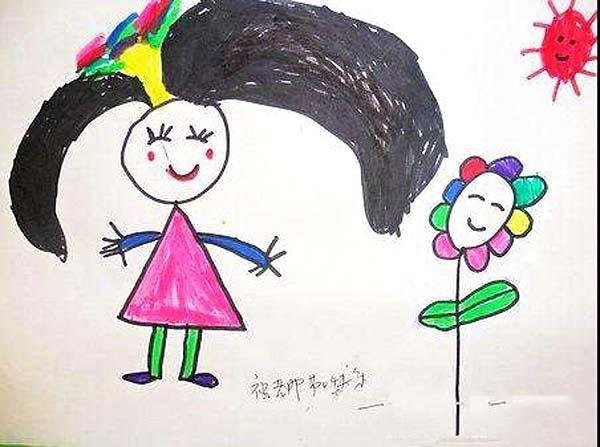 Childrens drawing pictures for Teachers Day in kindergarten: Happy Teachers Day