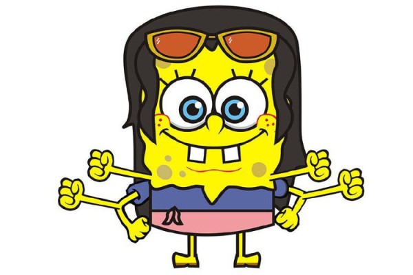 Spongebob who loves to dress up