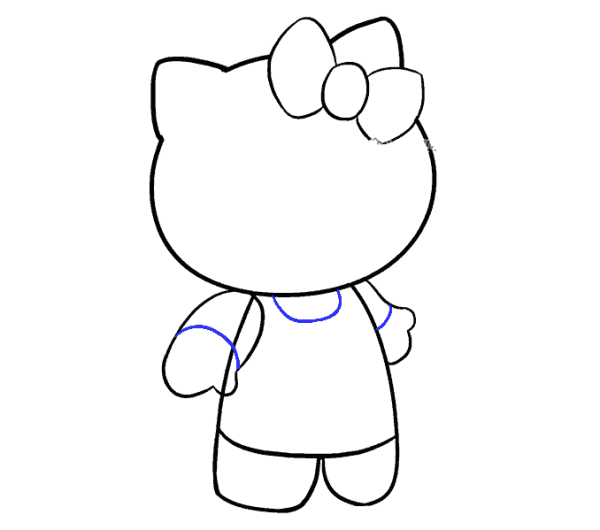 Learn to draw cute Hello Kitty