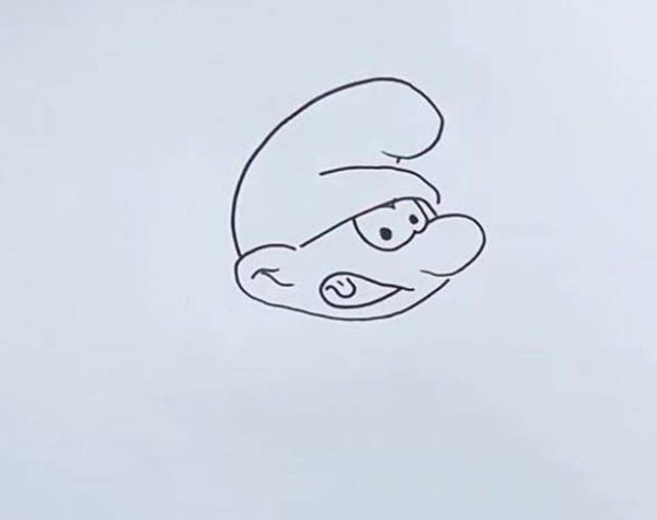 Teach everyone how to draw Smurfs