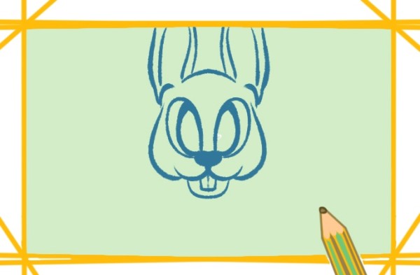 How to draw a happy rabbit