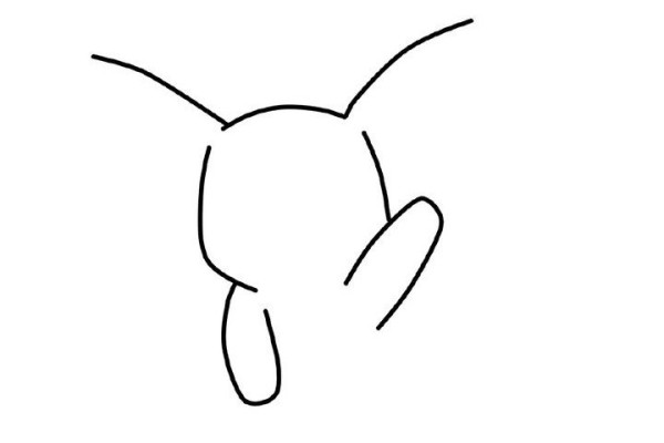 Simple drawing tutorial, step by step drawing of Pikachu