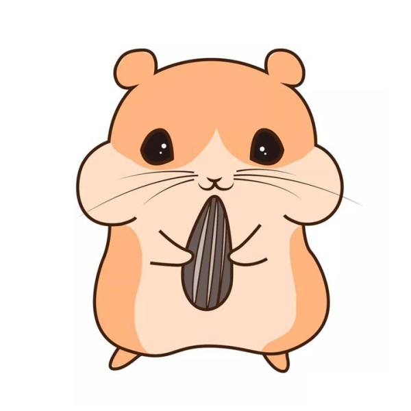 How to draw a simple hamster