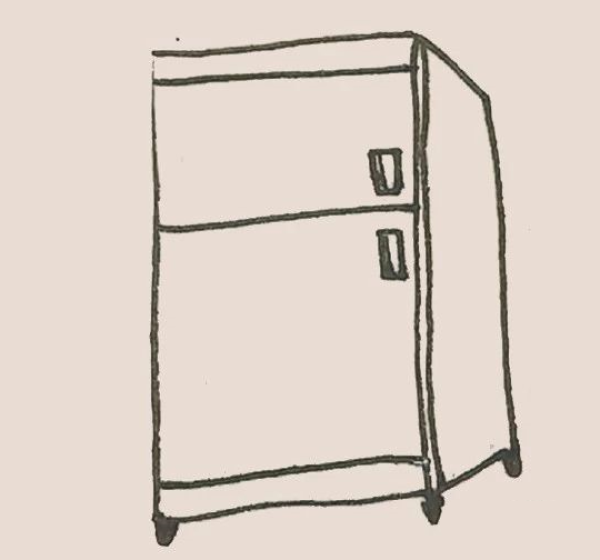 Simple strokes of refrigerator