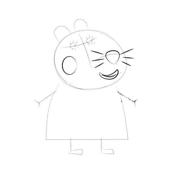 Peppa Pigs Hamster Veterinary Simple Drawing