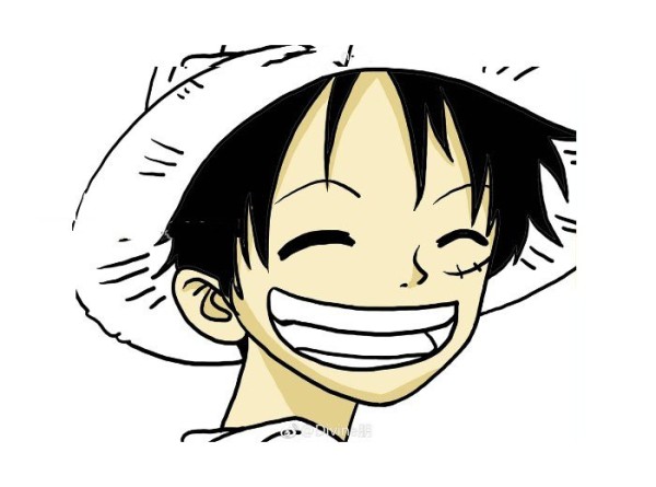 How to draw Luffy in One Piece