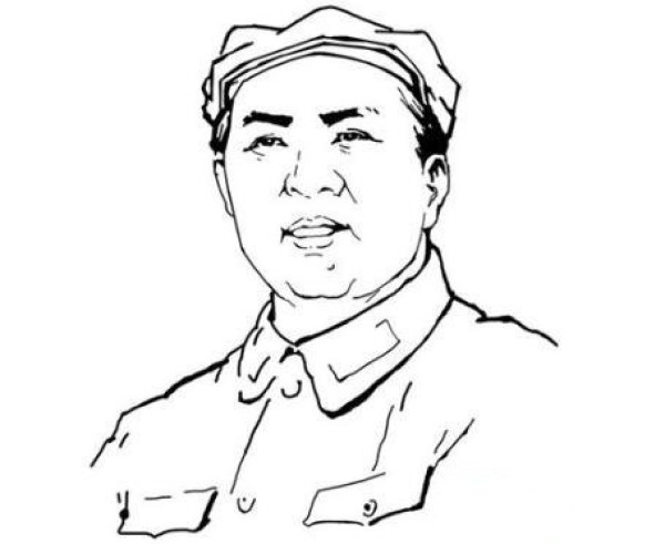 How to draw Chairman Mao