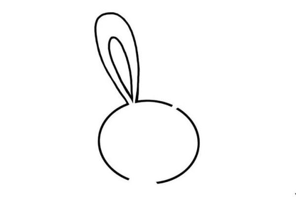 How to draw a jade rabbit in simple strokes