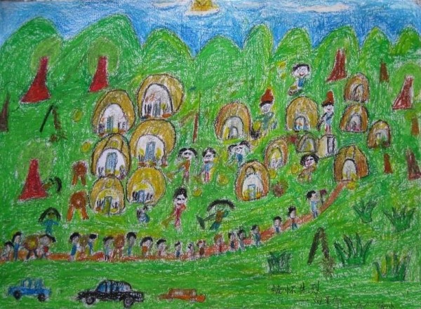 Collection of Childrens Paintings for Qingming Festival-Salute to the Revolutionary Martyrs