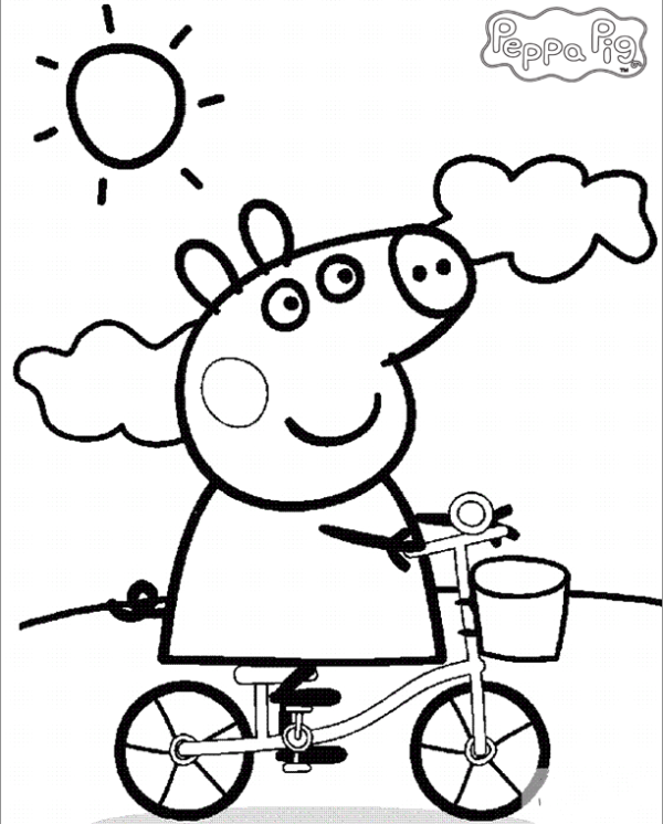 Cartoon Characters Simple Drawings Peppa Pig Simple Drawings Pictures