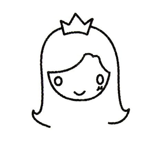 Complete collection of princess simple strokes and drawing steps