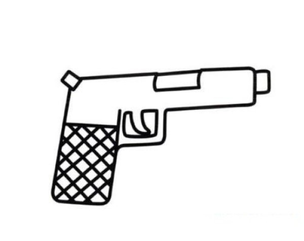 How to draw a child’s favorite toy pistol