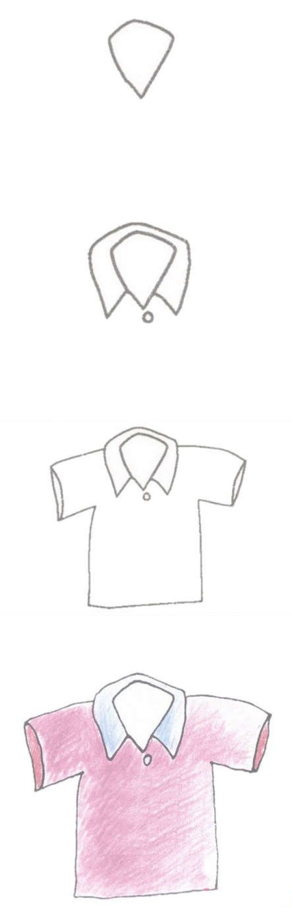 Childrens T-shirt simple drawing