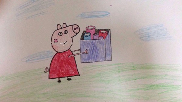 Pink Pig: Peppa Pig Moving Cartons