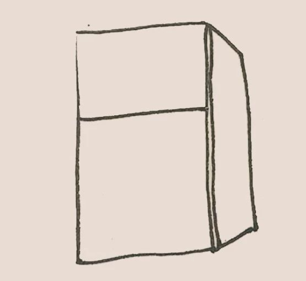 Simple strokes of refrigerator