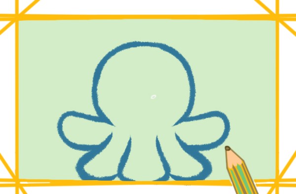 Q version cartoon octopus simple strokes