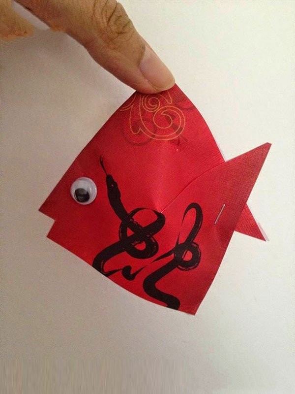 How to make red envelope fish