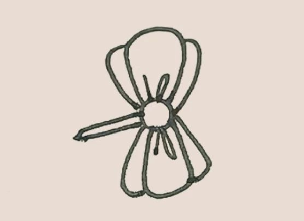 Simple drawing of hairpin