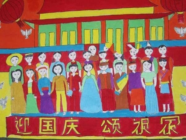 Appreciation of Children’s National Day Art Paintings: Praise to the Motherland to Welcome the National Day