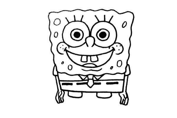 Let’s draw SpongeBob together