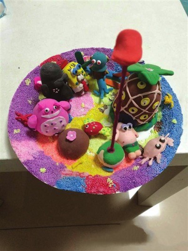 Spongebob clay crafts