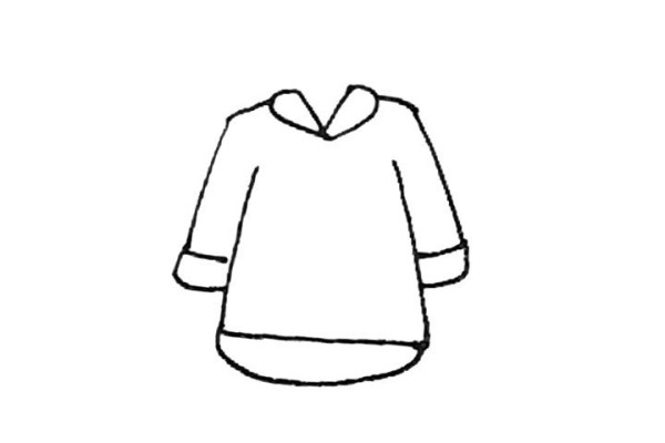 How to draw a New Year cotton-padded jacket