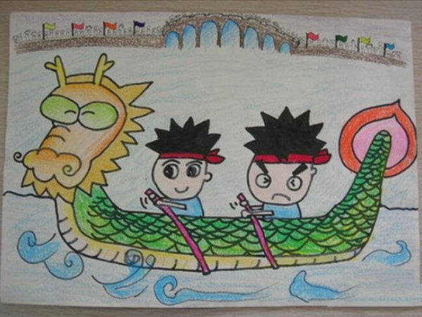 Heading towards the championship: Appreciation of the winning works of Dragon Boat Festival paintings