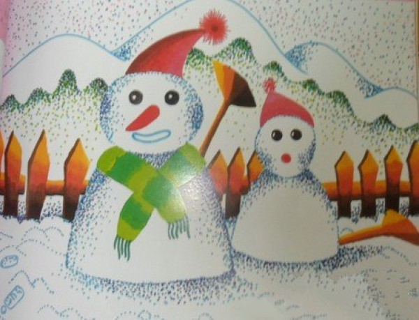 two big snowmen