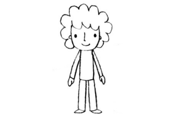 Five simple ways to draw little boys