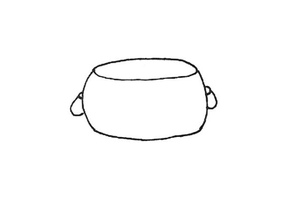 How to draw a big drum