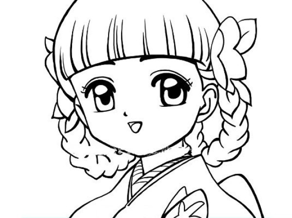 Draw beautiful simple strokes of Princess Zhishi