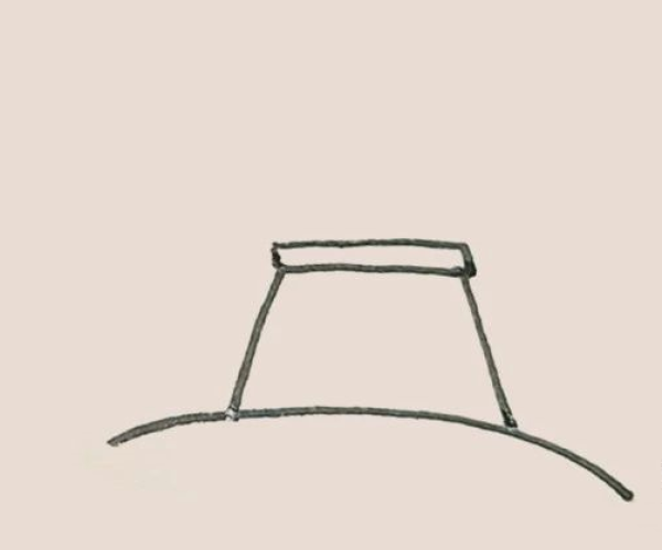 Simple drawing of the Eiffel Tower